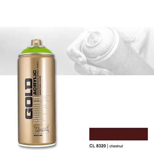  Montana Gold Serie Sprühfarbe CL8320 chestnut, 400 ml Sprühdose 14,88€/L