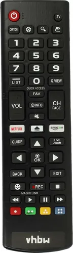 vhbw Fernbedienung Ersatz für LG AKB75095315 für Fernseher, TV - Ersatzfernbedienung