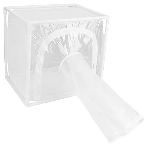 Insekten-Netzkäfig Gewächshaus Wiederverwendbare zusammenklappbare Mini-Pflanzenschmetterlinge Brutkäfige Hinterhof Lebensraum Feines Netz stoppt Raubtier Großer Reißverschluss Öffnung 40x30x40cm