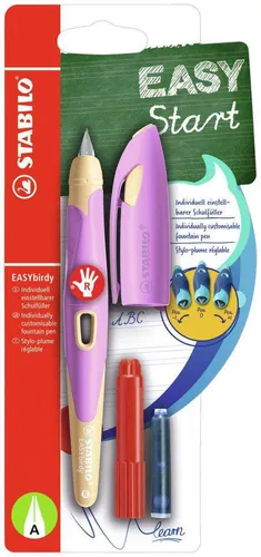 Ergonomischer Schulfüller für Rechtshänder mit Anfänger-Feder A - STABILO