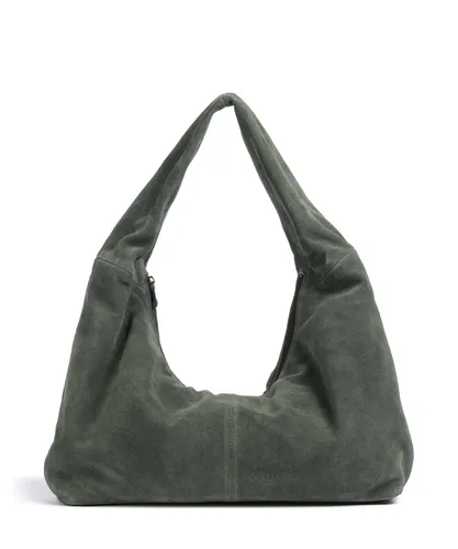 Liebeskind Berlin Schultertasche Hobo Bag - Elegante grüne Leder-Designertasche - Handtaschen aus echtem Leder, stilvolles unifarbenes Design und praktische Größe für Alltag und Freizeit.