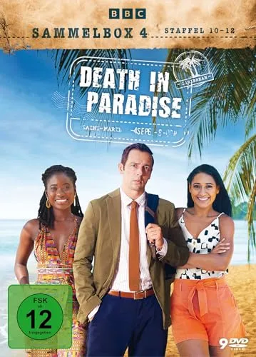 Death in Paradise Sammelbox 4: Staffel 10-12 - Krimi-Highlights aus der beliebten Serie, mit spannenden Mordfällen und emotionalen Abschieden – perfekt für Fans von fesselnden Geschichten und packenden Ermittlungen.