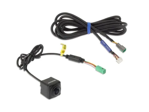 Alpine HCE-C2600FD Frontkamera - Sonstiges Autozubehör mit HDR-Technologie für kontrastreiche Bilddarstellung, drei Sichtmodi und optimalen Überblick beim Rangieren.