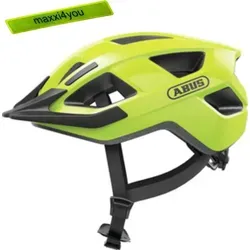 Abus Aduro 3.0 Fahrradhelm Gelb Größe M (52-58 cm) inkl. maxxi4you Reflexband