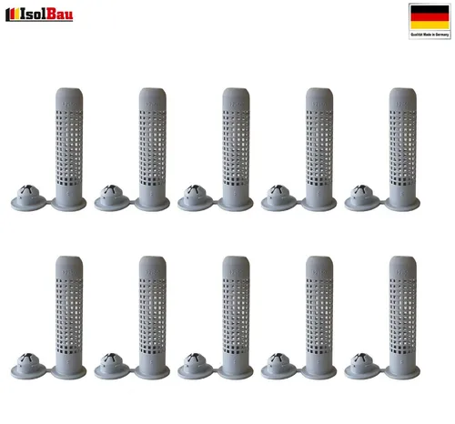 Siebhülsen 10 Siebhülse 12x50 für Bolzen, Ankerstangen ?M6 - M8 Verbundmörtel
