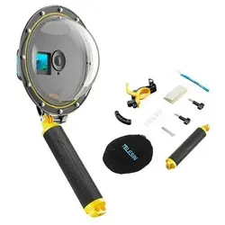 TELESIN Waterproof Dome Port für DJI Action 4 / 3