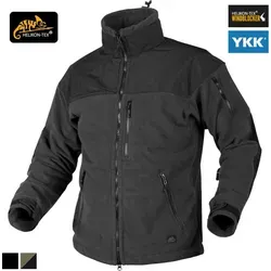 Helikon-Tex Polar CLASSIC ARMY WINDBLOCKER – Fleece-Windblocker – in mehreren Varianten erhältlich, Größe:XXL, Farbe:Schwarz - Schwarz - XXL
