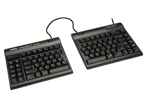 R-GO Tools Kinesis Freestyle 2 - Ergonomische QWERTY-Tastatur für Mac - Split Keyboard mit 22,9 cm (9 Zoll) für optimalen Schreibkomfort und USB Anschluss, ideal für gesundes Arbeiten am Computer.