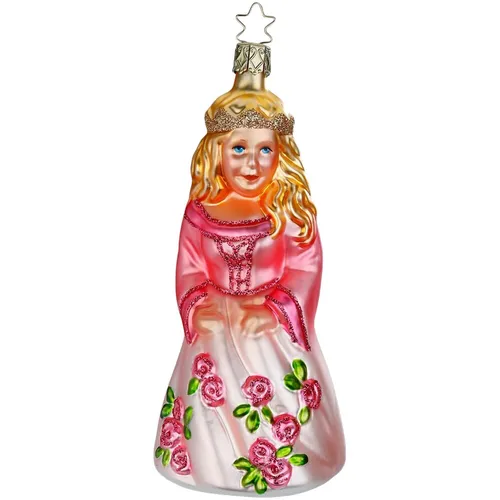 Dornröschen, Märchen Christbaumschmuck 14,5cm Inge-Glas Manufaktur