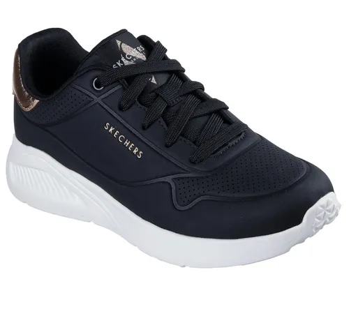 Skechers Sneaker Schwarz 36 EU – Bequeme Alltagsschuhe - Stylische Sneaker in Größe 36, schwarz, aus hochwertigem Synthetik und Wolle. Ideal für den täglichen Gebrauch und mit normaler Schuhweite für optimalen Tragekomfort.