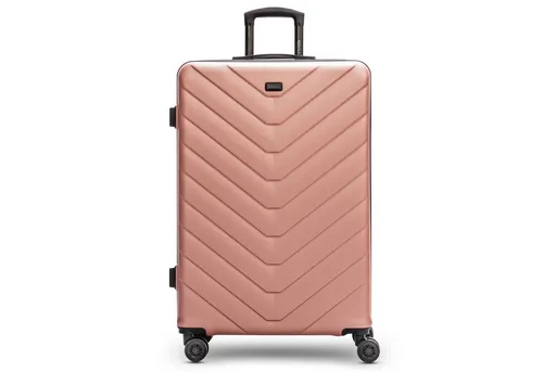 REDOLZ Hartschalen Koffer - Leichter Trolley mit TSA-Schloss 52 x 29 x 79 cm - Koffer für Reisen bis 15 Tage, geräumig mit 107 Litern Volumen, leichtes ABS Material und 4 Doppelrollen für höchsten Reisekomfort.