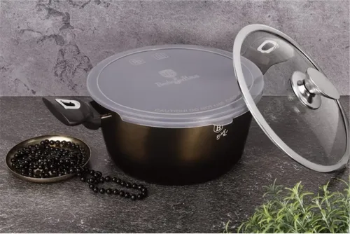 BerlingerHaus Braadpan glänzend schwarz 6,1 Liter 28 cm
