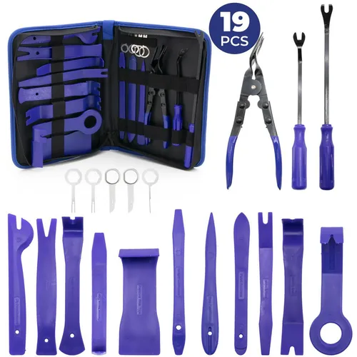 Slidefix 19 tlg. Demontage Werkzeug Zierleistenkeile Verkleidung Set Auto Lösehe