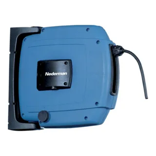 Nederman Schlauchaufroller H30 mit 12m Schlauch D-5/16 - Schlauchaufroller für eine ordentliche Werkstatt, ausgestattet mit 12m Schlauch für maximale Flexibilität und einfache Handhabung.
