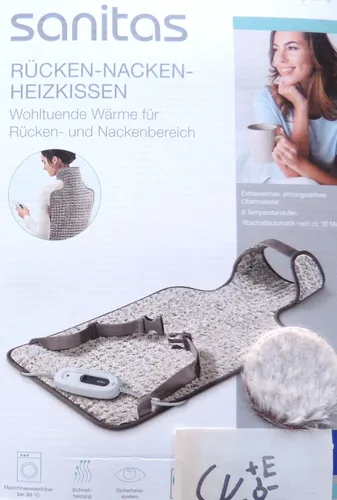 Sanitas Heizkissen Nackenheizkissen Rückenheizkissen Wärmekissen 6 Stufen NEU
