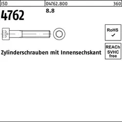 Reyher Zylinderschraube m.I.-6kt ISO 4762 8.8 M 4 x 70 (100 Stück) - Sonstige, hochwertige Zylinderschraube aus Deutschland, ideal für langlebige Verbindungen mit einer Länge von 70 mm und einem Durchmesser von 4 mm.