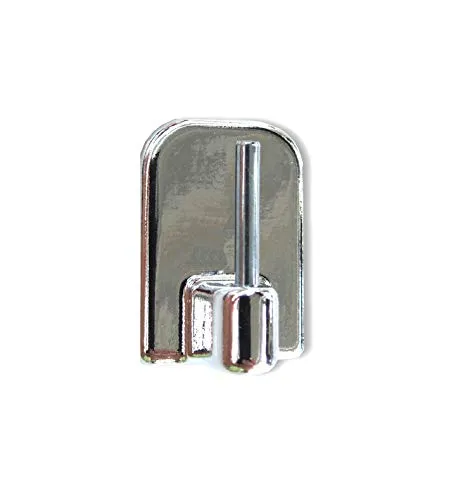 Scheiben-Gardinenhaken in silber von prodecoshop