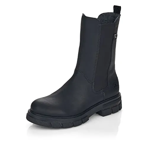 Rieker Damen Klassische Stiefeletten Z9180 - Wanderschuhe mit Reißverschluss, ideal für Komfort und Stil im Alltag, Blockabsatzhöhe von 4.2 cm für angenehmes Tragegefühl.