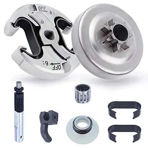 ADEFOL Kettenrad Kit für Husqvarna 345/445/340/450 - 7 Zähne - Mechanische Rollenkettenräder, umfassendes Ersatzteilset zur Wiederherstellung der Höchstleistung Ihrer Husqvarna Kettensäge, einfache Installation garantiert.