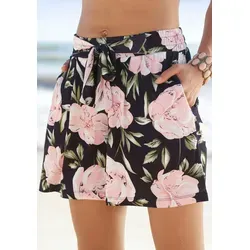 s.Oliver Damen Shorts im Blumenprint, Gr. 38 von s.Oliver