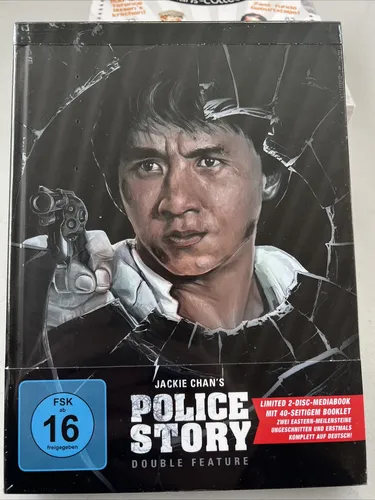 Police Story 1 & 2 - Double Feature - Jackie Chan - Mediabook Blu-ray NEU/ OVP