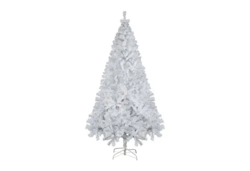 SALCAR Weihnachtsbaum Künstlich 180 cm Weiss - Künstlicher Weihnachtsbaum in elegantem Weiß, 735 hochwertige Astspitzen und einfacher Aufbau mit stabilem Metallständer – perfekt für eine festliche und sichere Weihnachtszeit.