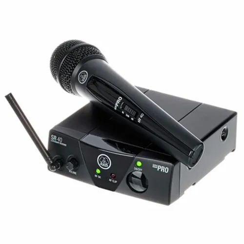 AKG WMS 40 Mini Vocal ISM1 B-Stock – UHF Wireless-System - Mikrofone, B-Stock UHF Wireless-System mit bis zu 30 Stunden Betrieb und HDAP Technologie für hochwertigen Klang – ideal für professionelle Anwendungen.
