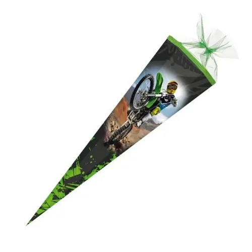 Nestler Schultüte Wheelie 85 cm 6-eckig Tüllverschluss