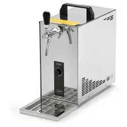 Zapfanlage PYGMY 25, Bierzapfanlage mit Durchlaufkühler - Zapfanlage - PYGMY 25, umweltfreundliche 1-leitige Trockenkühlanlage, 35 l/h Kühlleistung, betriebsbereit in nur 2-4 Minuten, effiziente Kühltechnologie mit R290.