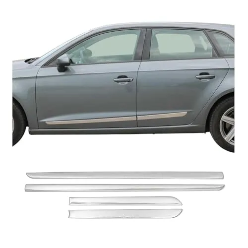 OMAC Zierleisten-Aufkleber für Honda CRV 2012-2017 - Hochwertige Edelstahl-Aufkleber für Türleisten, schützen vor Kratzern und verleihen Ihrem Auto einen eleganten Look. Einfache Installation ohne Bohren.