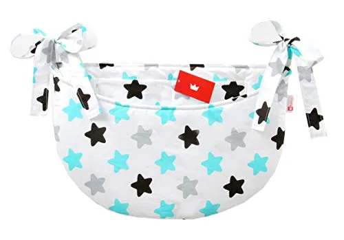 BABYLUX Babybetttasche Organizer BETTTASCHE Spielzeugtasche Tasche Babybett (98. Sterne)