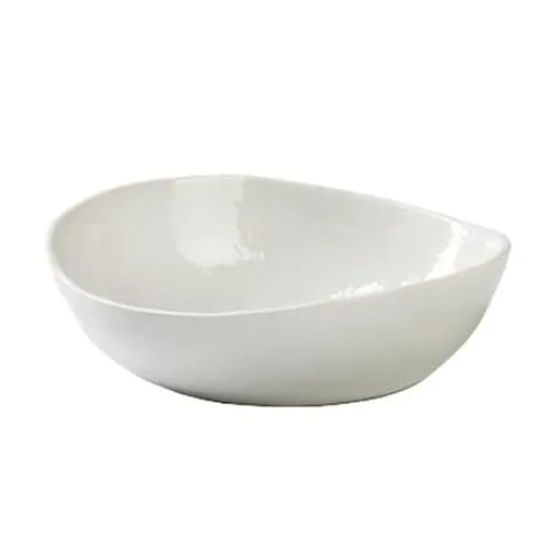 Lambert - Piana Weiß - Schüssel, Salatschüssel - Porzellan - Weiß - Maße (ØxH): 20,5 x 6 cm - 1 Stück