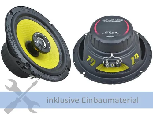 Ground Zero Lautsprecher GZTF 6.5X 260W 165mm Opel Tigra Twintop Coupe 2004-2009