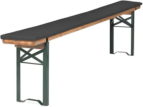 TexDeko Bankauflage mit Reißverschluss und Polsterung zum selber Aufziehen, (1 St), 220x25x2cm/4cm, Top Qualität