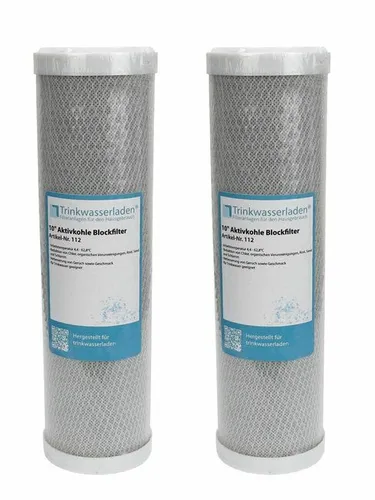 2x Aktivkohleblock 10