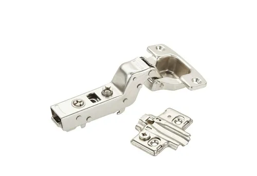 SO-TECH® Möbelbeschlag Topfband Master T45 110° inkl. Kreuzplatte mit Exzenterverstellung (1 St), Innenanschlag 110° mit Dämpfer (Soft-Close), 3D-Verstellung