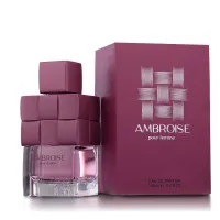 Fragrance World Ambroise Pour Femme EDP 100 ml W - Eau de Parfum für Frauen, elegant und sinnlich, mit blumigen und fruchtigen Noten für jeden Anlass.