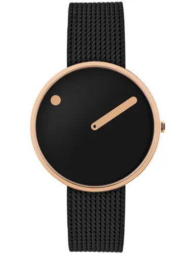 Picto 34012-1014 Black Unisex 34mm 5ATM Uhr