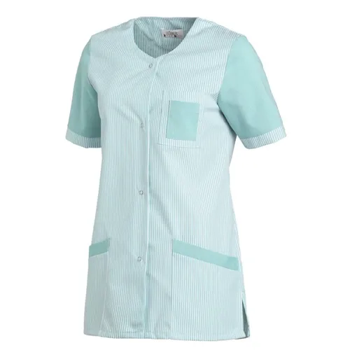 Leiber Clean-Dress 42 Reseda - Medizinische Berufsbekleidung - Hochwertiger Clean-Dress in drei Farben, ideal für medizinisches Personal, pflegeleicht und komfortabel für den ganzen Arbeitstag.