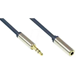 GC M0052 - Audio Kabel, 3,5 mm Klinkenstecker auf Kupplung, 1,5 m