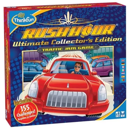 Thinkfun Rush Hour Ultimate Collectors Edition - Logikspiel für 1+ Spieler ab 8 Jahren, fördert strategisches Denken und sorgt für stundenlangen Spielspaß.