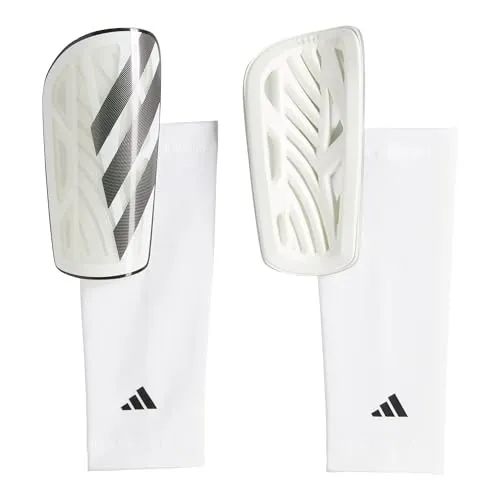 ADIDAS Schoner Tiro League - Schienbeinschoner für selbstbewusste Spieler_innen, mit rutschsicherer Passform und optimaler Aufpralldämpfung dank vorgeformter EVA-Polsterung. Umweltfreundlich durch mindestens 20 % Recycling-Anteil.