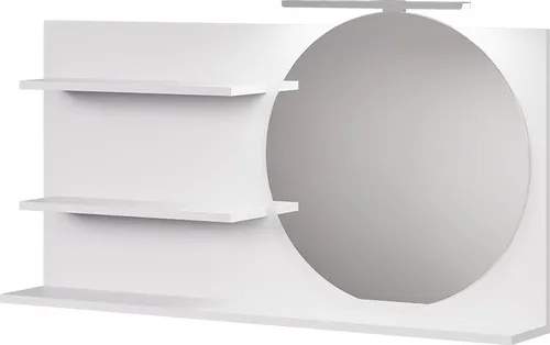 Vicco Badezimmerspiegelschrank Avena, Weiß, 100 x 50 cm mit 3 offenen Fächern - Der stilvolle Badezimmerspiegelschrank Avena bietet mit seinen drei offenen Fächern ausreichend Platz für Pflegeprodukte und persönliche Gegenstände. Die integrierte LED-Beleuchtung sorgt für ein angenehmes Licht und verwandelt Ihr Badezimmer in eine Wohlfühloase.