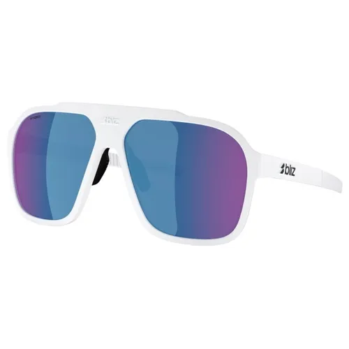 Bliz A002 Sonnenbrille Grey w Blue Mirror - Sportbrille für aktive Lebensstile, mit 100% UV-Schutz und schlagfesten Polycarbonat-Linsen für besten Augenschutz und Komfort bei jedem Abenteuer.