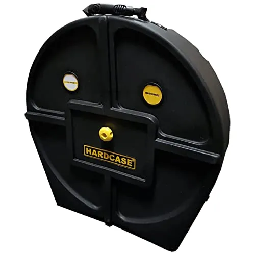 Hardcase HN9CYM22 Cymbal Case 22 Zoll - Hülle für Schlagzeug & Percussion mit Transportrollen, ideal für den sicheren Transport von bis zu 9 Becken bis 55,88 cm Durchmesser.