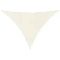 vidaXL Sonnensegel Dreieckig 4x4x5,8 m Creme von vidaXL