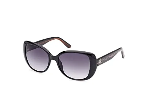 Guess Sonnenbrille GU7822 01B Schwarz - Rauch Damen - Sonnenbrille im quadratischen Stil mit UV400-Schutz, ideal für modische Damen, die Wert auf Qualität und Schutz legen.