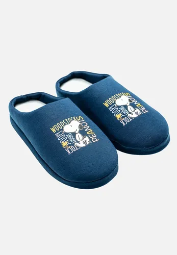 Peanuts Hausschuhe - Pantolette in dunkelblau für Damen | lapreza.