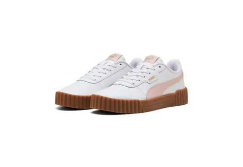 PUMA CARINA 3.0 Sneaker in Weiß - Größe 37 EU - Sportliche Sneaker in unifarbenem Design, ideal für den Alltag. Mit runder Schuhspitze und Gummisohle für optimalen Komfort und Stil.