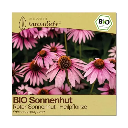 Samenliebe BIO Roter Sonnenhut Samen | Heilpflanze in rot von Samenliebe